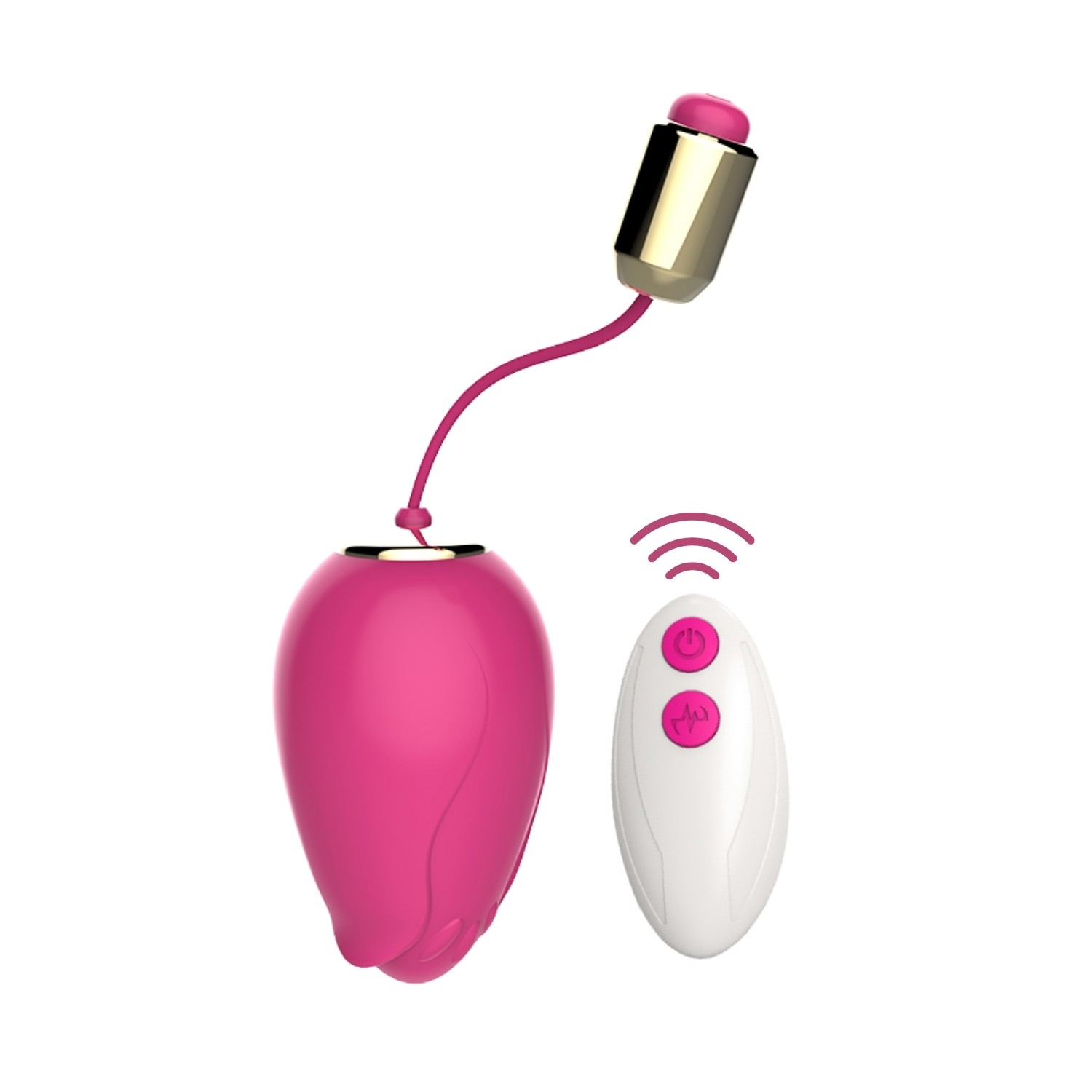 PRIME TOYS Shell Şarjlı Kablosuz Kumandalı Klitoris Uyarıcı Vibratör Kegel Egzersiz Vajinal Top