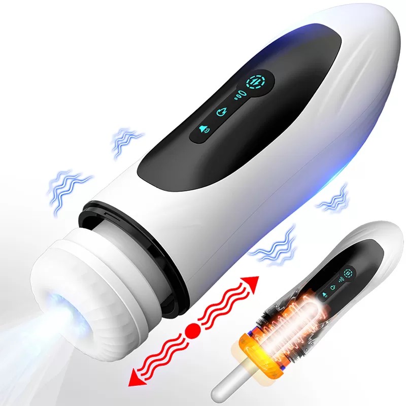 Traveler 1 Gen. Isıtmalı İnleme Sesli İleri Geri Hareket Emiş Titreşimli Vajina Otomatik Mastürbatör