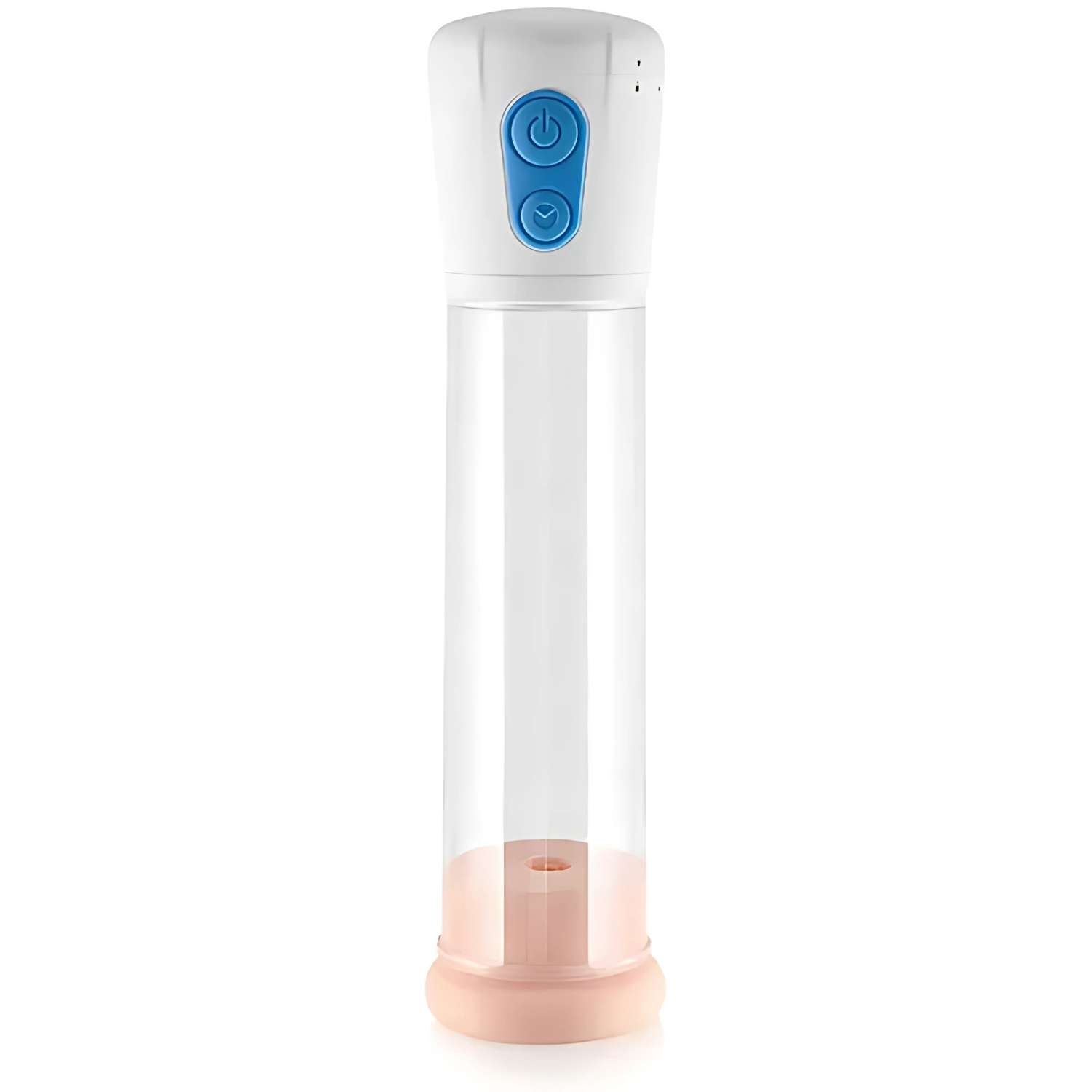 Pilli Otomatik Pro Penis Pompası Vajina Başlıklı Beyaz - Maximizer Worx VX4