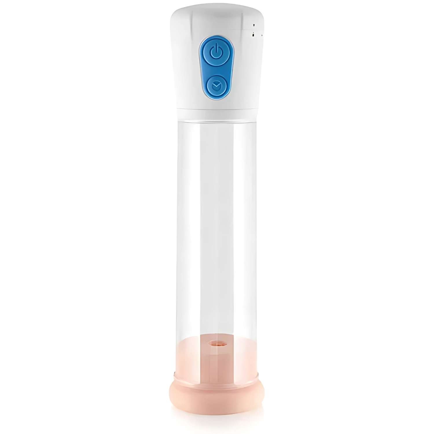 Pilli Otomatik Pro Penis Pompası Vajina Başlıklı Beyaz - Maximizer Worx VX4