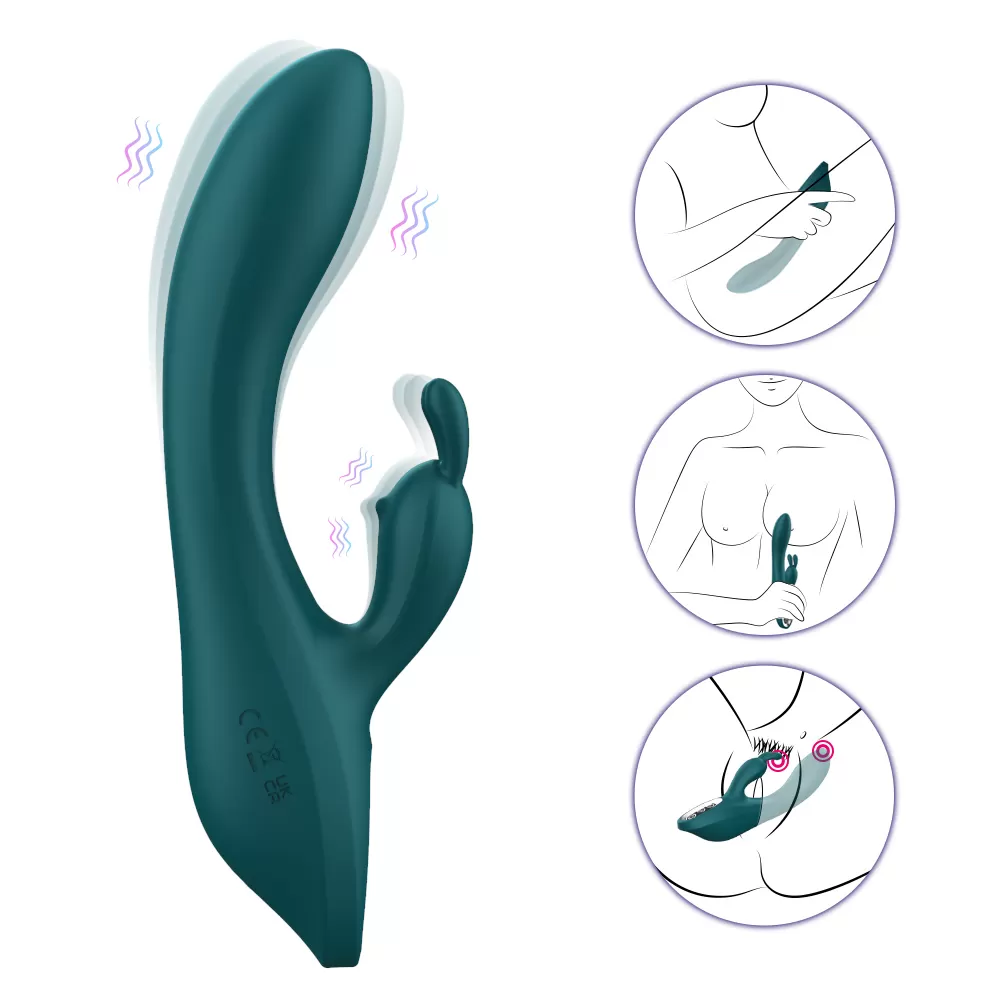 MILA Şarjlı Direct Power Technology 2 in 1 Rabbit Vibratör detay