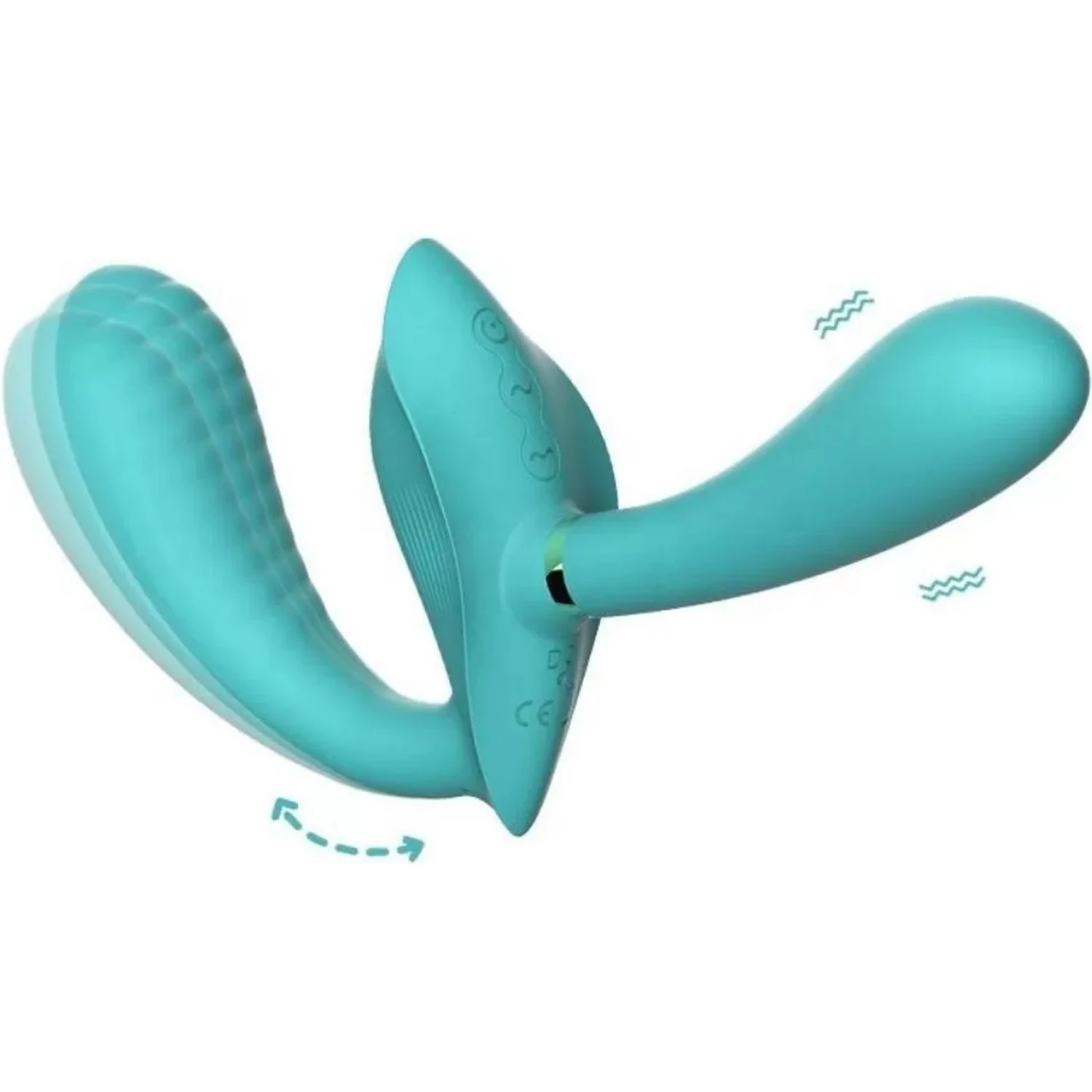 Crown Multiple - Şarjlı Çıkarılabilir Dildo ve Giyilebilir Strapless Strapon Vibratör Dildo