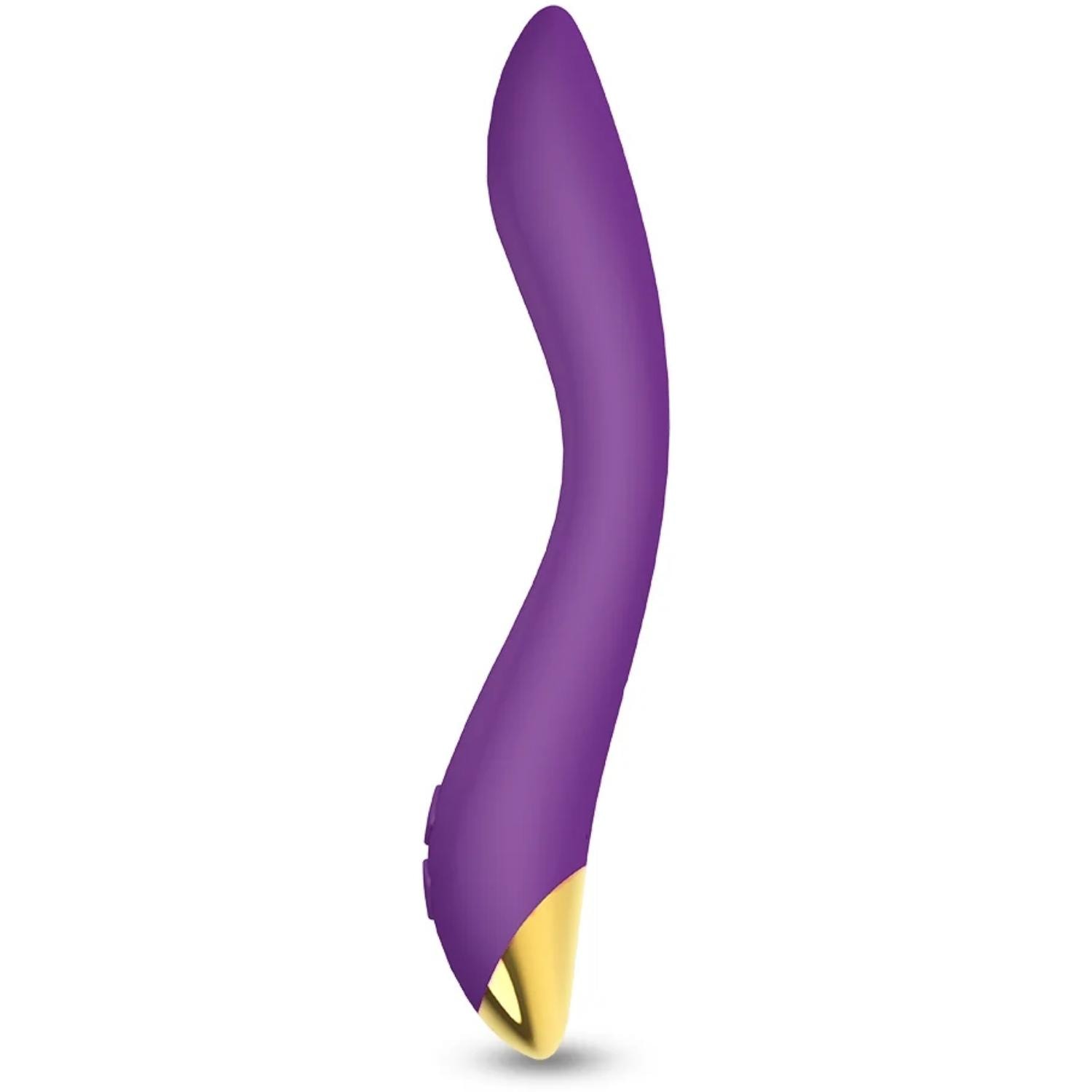 Flamingo - Şarjlı Esnek Yumuşak Doku Eğilebilir G Spot Uyarıcı Vibratör - Mor