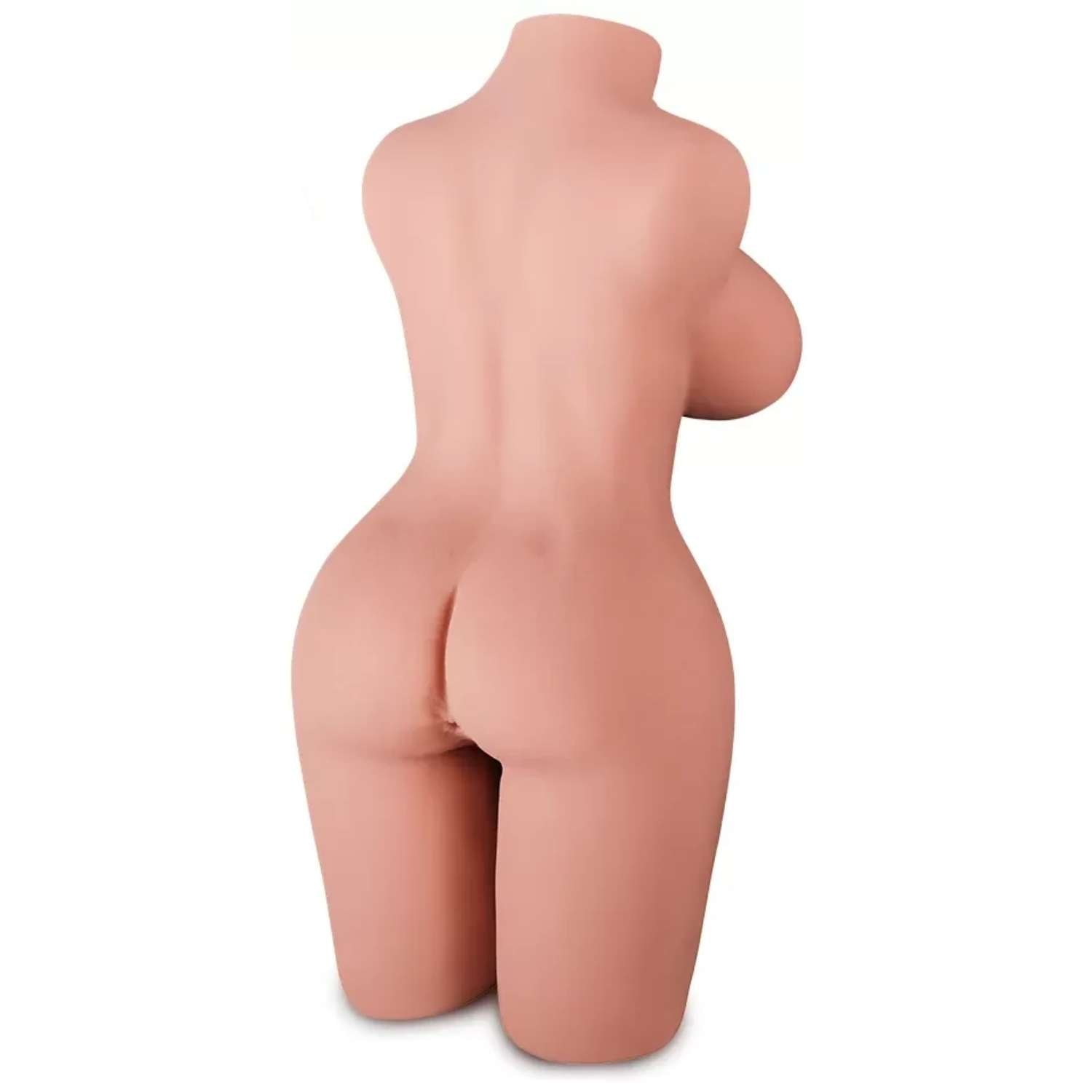 Cherry - Büyük Boy Realistik Manken Anal Vajina Çift Girişli 2 in 1 Titreşimli Isıtmalı Suni Vajina Mastürbatör detay