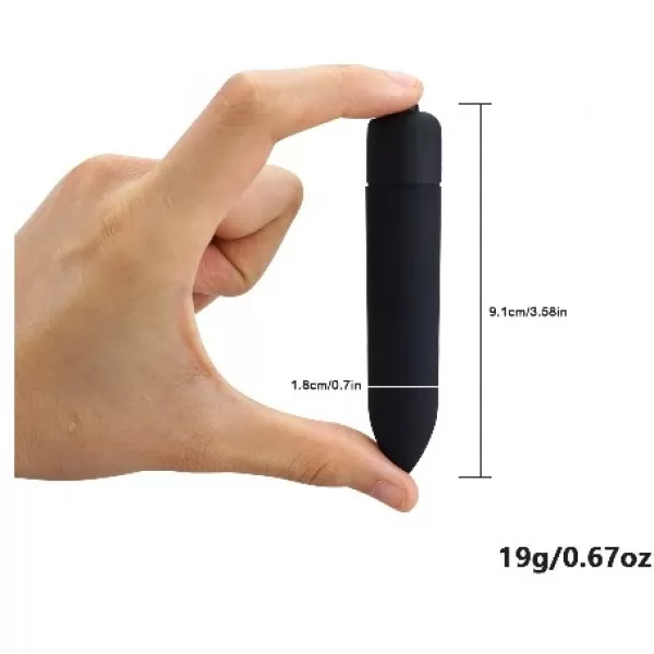 10 Fonksiyonlu Güçlü Titreşimli Mini Bullet Vibratör detay
