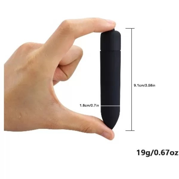 10 Fonksiyonlu Güçlü Titreşimli Mini Bullet Vibratör