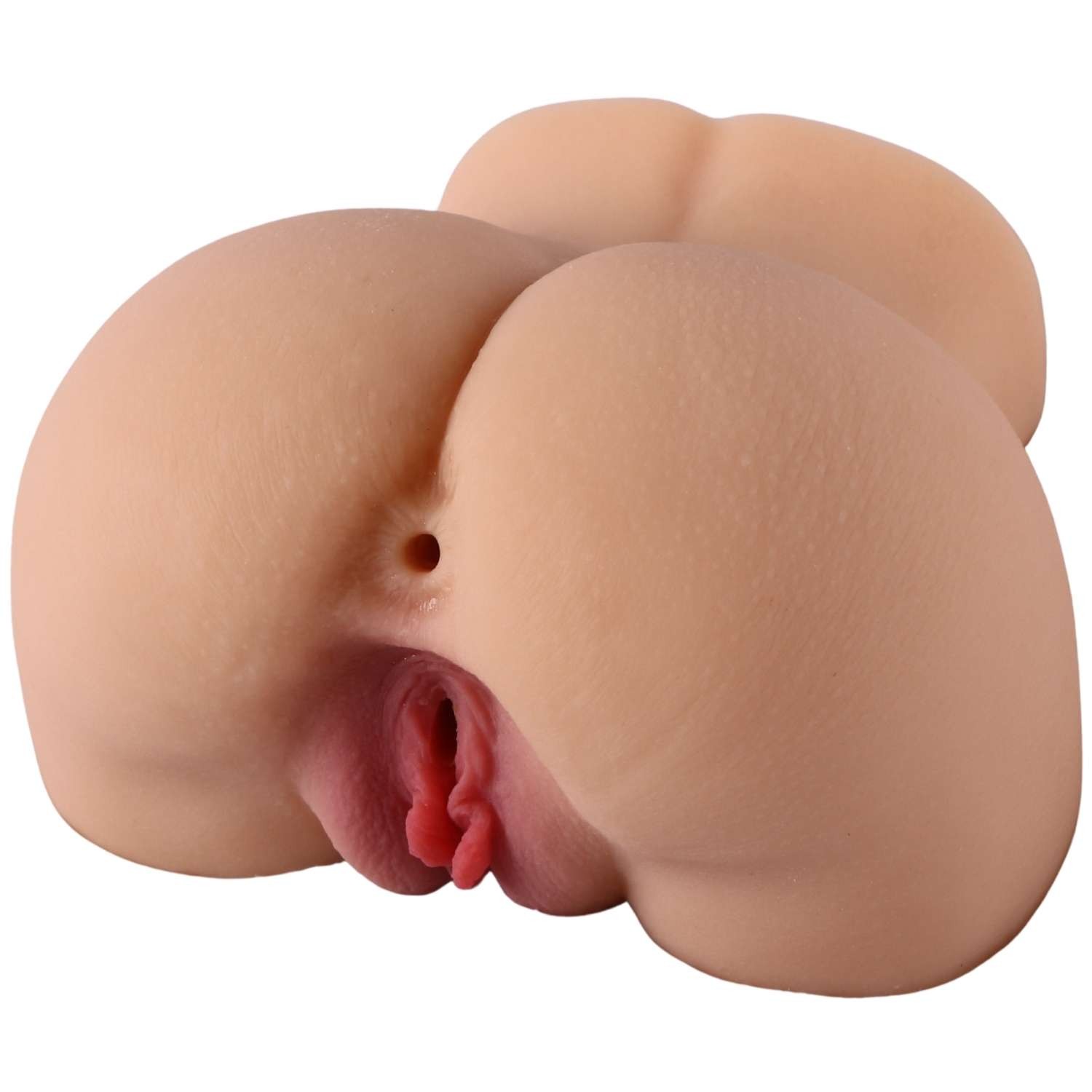 Jelena - Anal Vajina Çift Girişli Cep Boy Realistik Kalça Titreşimli Suni Vajina Mastürbatör 1.1 KG