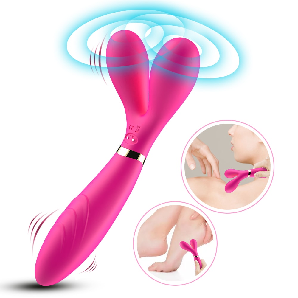Y Wand - Manyetik Şarjlı Güçlü Titreşimli Eğilebilir Masaj Aleti G Nokta ve Klitoris Uyarıcı 3 in 1 Vibratör detay