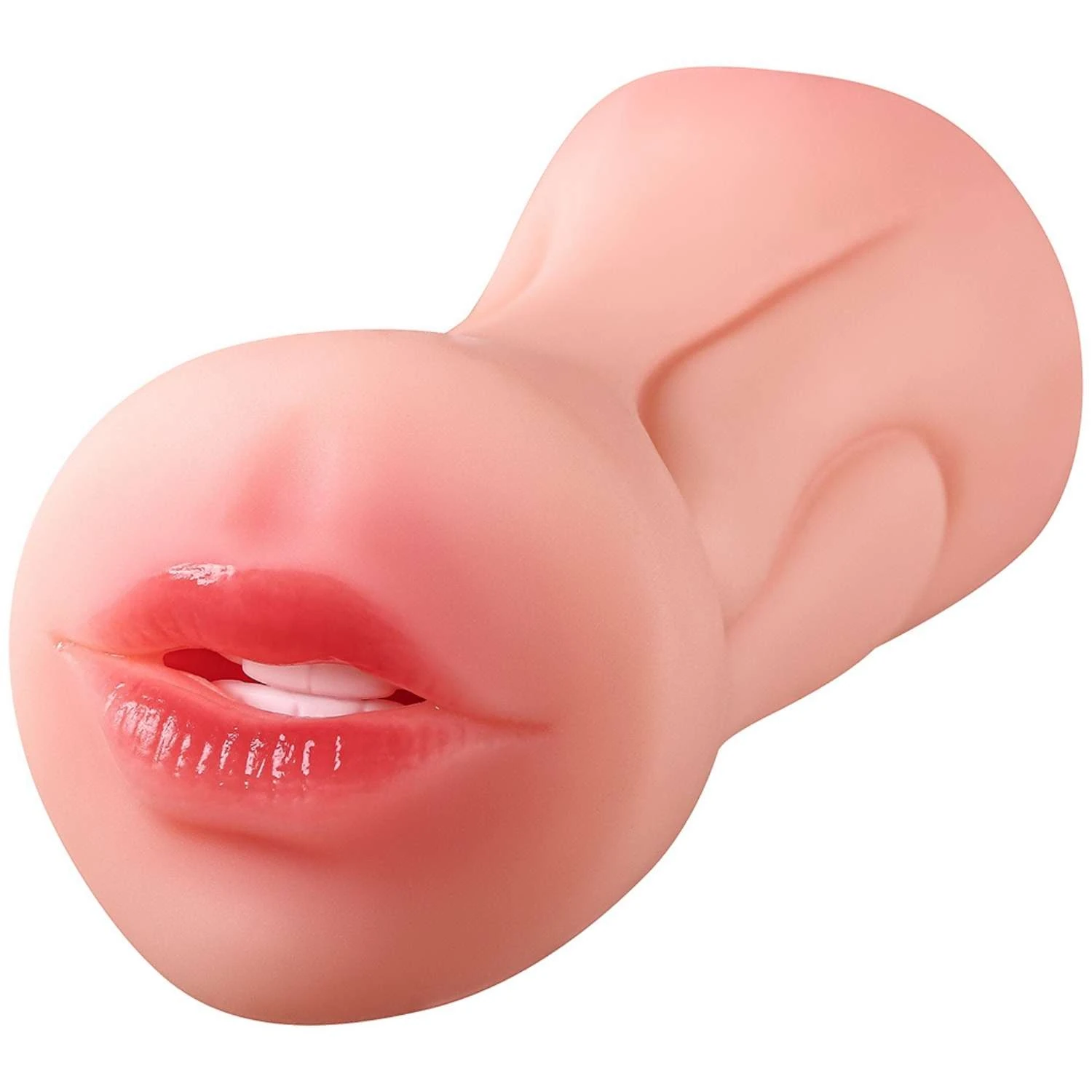 Karen - Çift Taraflı Oral Vajina Çift Girişli Realistik Mastürbatör Isıtmalı Titreşimli Double Yapay Vajina