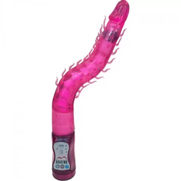Mole Full Moon Series 12 Hız Titreşimli Kıkırdaklı Tırtıklı Vibratör 28 Cm Pembe detay