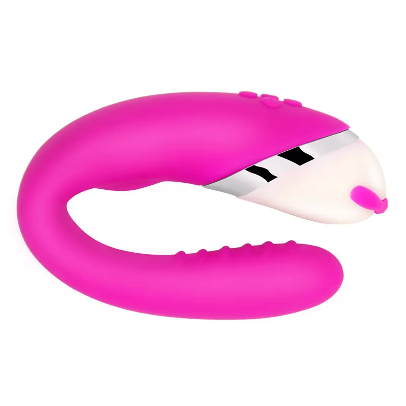 NENO Şarjlı Güçlü Titreşimli Klitoris ve G-Spot Uyarıcı U Tipi 2 in 1 Vibratör detay
