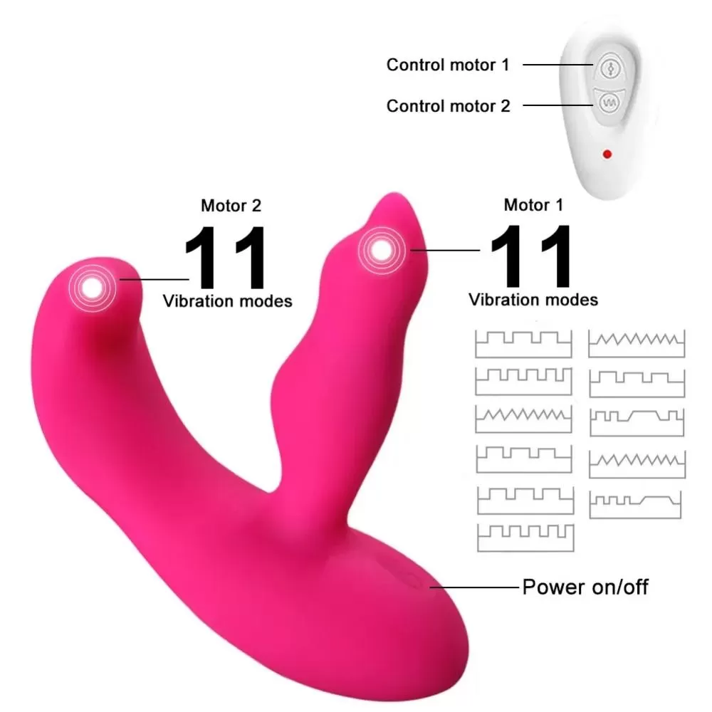 IRMA Kablosuz Kumandalı G-Spot ve Klitoris Uyarıcı 2 in 1 Lay-On Vibratör detay