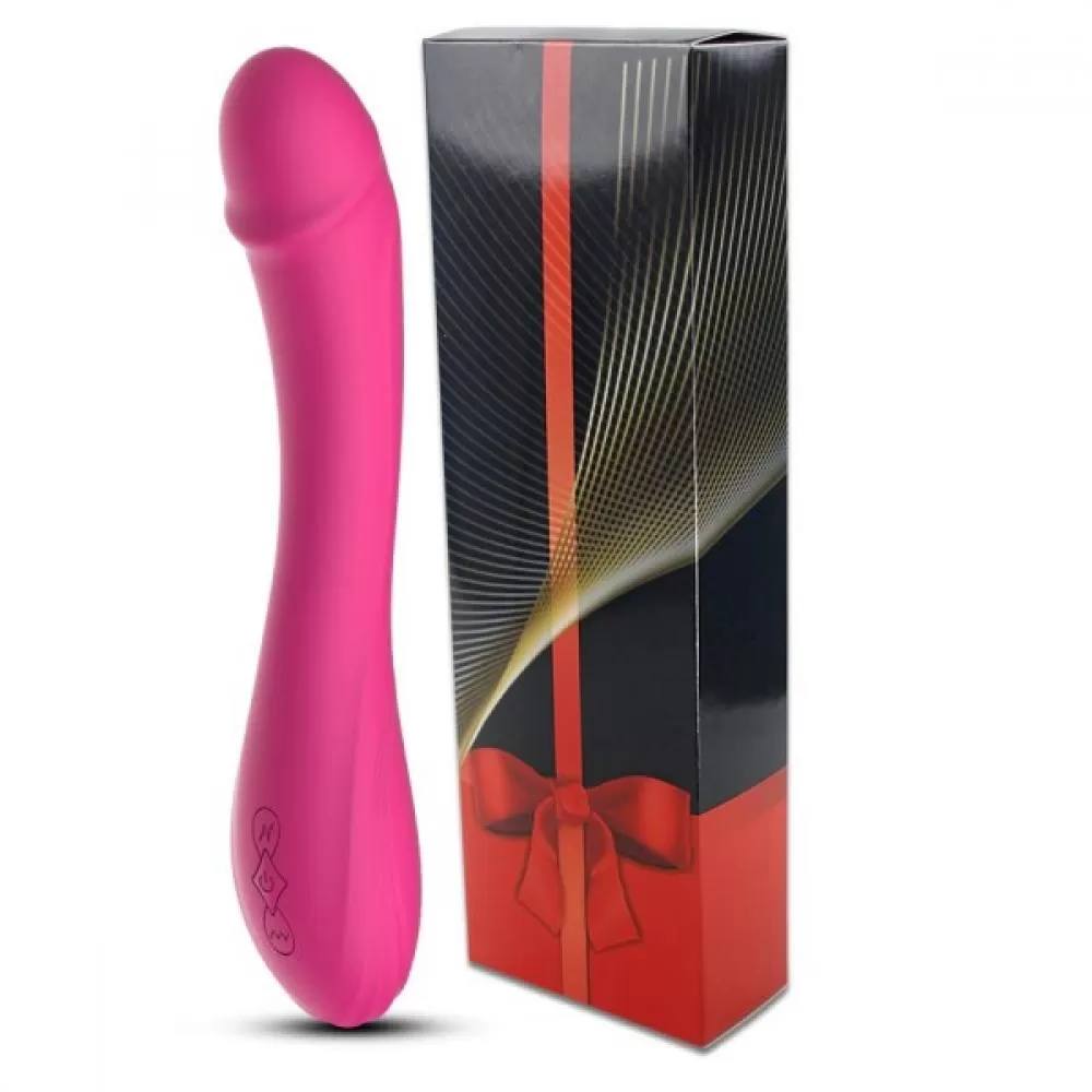 Hwok Usb Manyetik Şarjlı 10 Farklı Titreşim Modlu Yumuşak Bükülebilir Di̇ldo Vibratör
