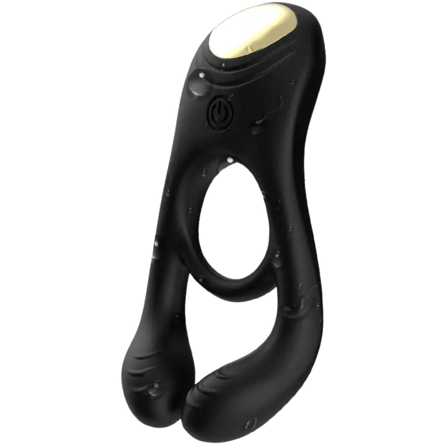 Veyron - Şarjlı Güçlü Titreşimli Testis ve Klitoris Uyarıcı Vibratör Penis Yüzüğü