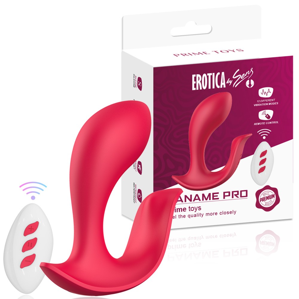 PRIME TOYS Paname Pro Şarjlı Uzaktan Kumandalı Klitoris G Nokta Uyarıcı 2 in 1 Giyilebilir Vibratör