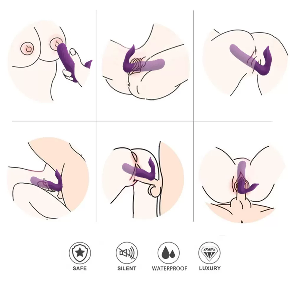 FEBIA Kablosuz Kumandalı G-Spot ve Klitoris Uyarıcı Külot İçi Giyilebilir 2 in 1 Vibratör detay