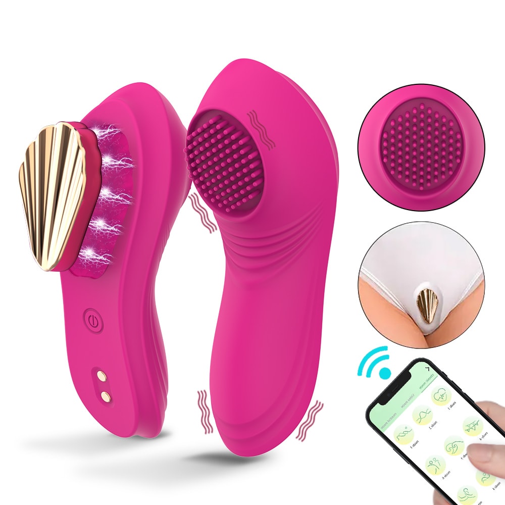 PRIME TOYS Telefon Kontrollü Manyetik Klipsli Külot İçi Giyilebilir Klitoris Uyarıcı Panty App Vibratör detay