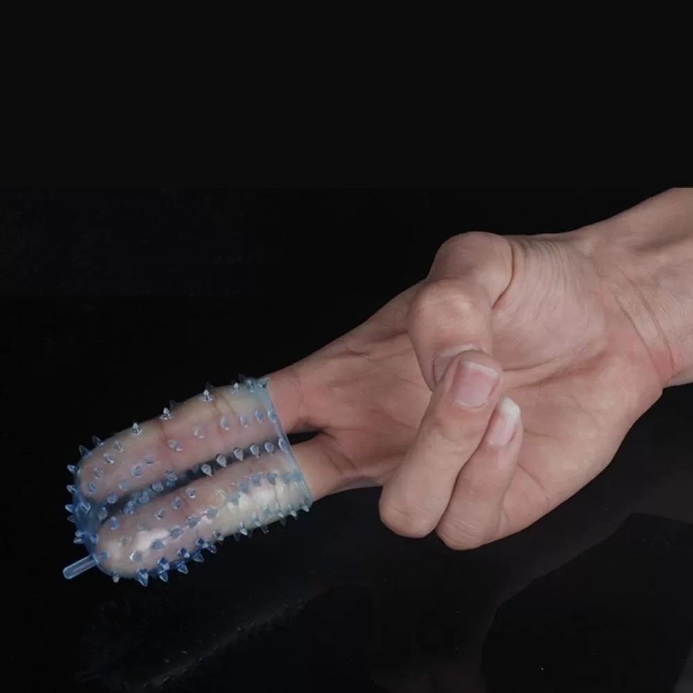 Platinum Silicone 3&apos;lü Esnek Yapıda Silikon Vibratör ve Parmak Kılıfı