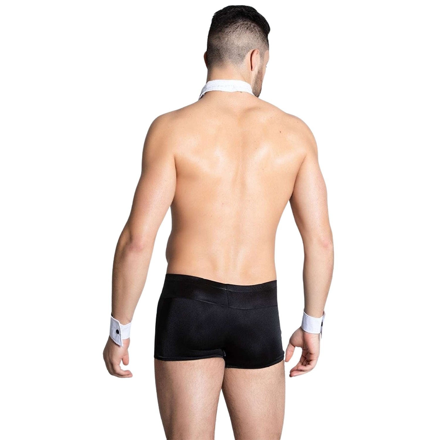 Sens Fantezi Erkek İç Giyim Seksi Boxer ve Papyonlu Erkek Takım Elbise Erotik Smokin Kostüm - 9006