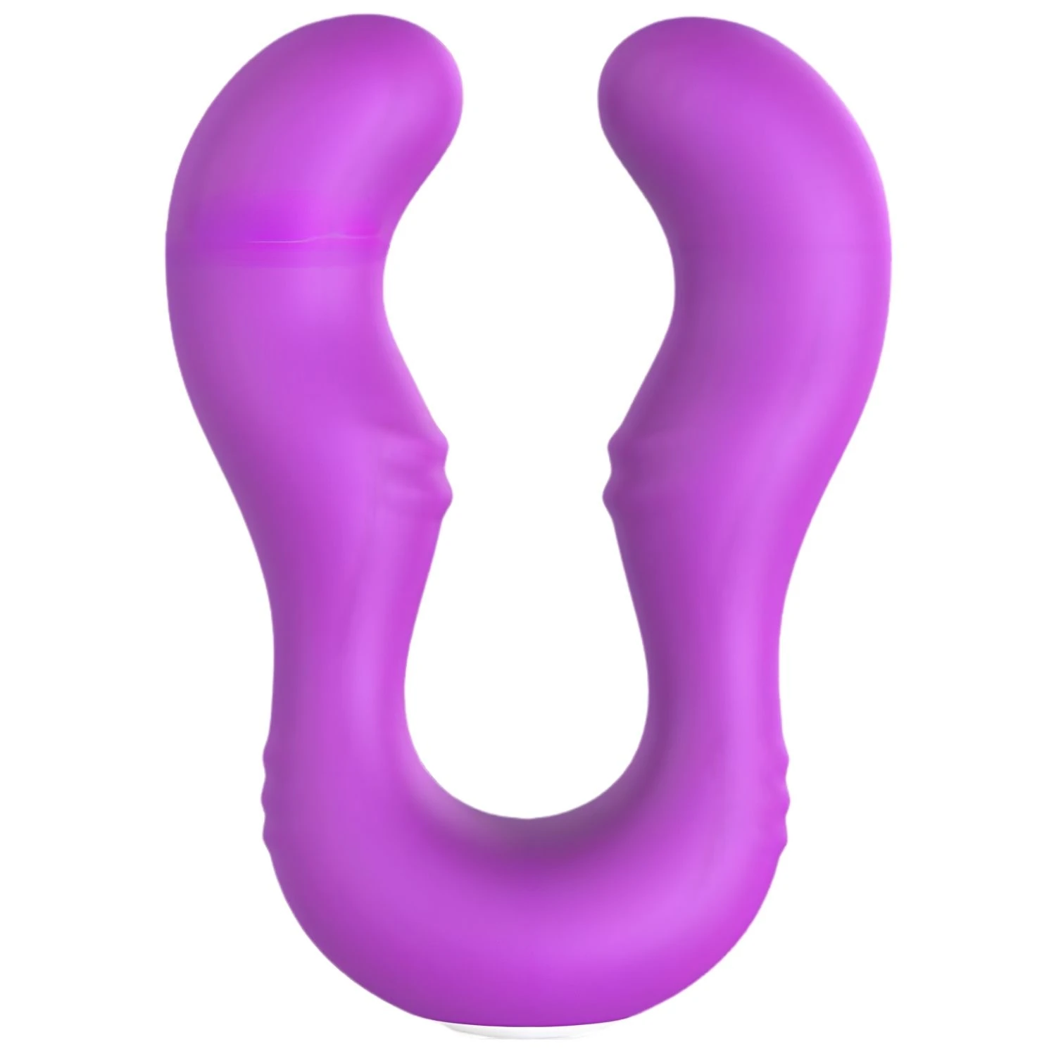 Seraph - Şarjlı Çatal Çift Taraflı Çift Motorlu Güçlü Titreşimli Vibratör Esnek Silikon Strapless Strapon