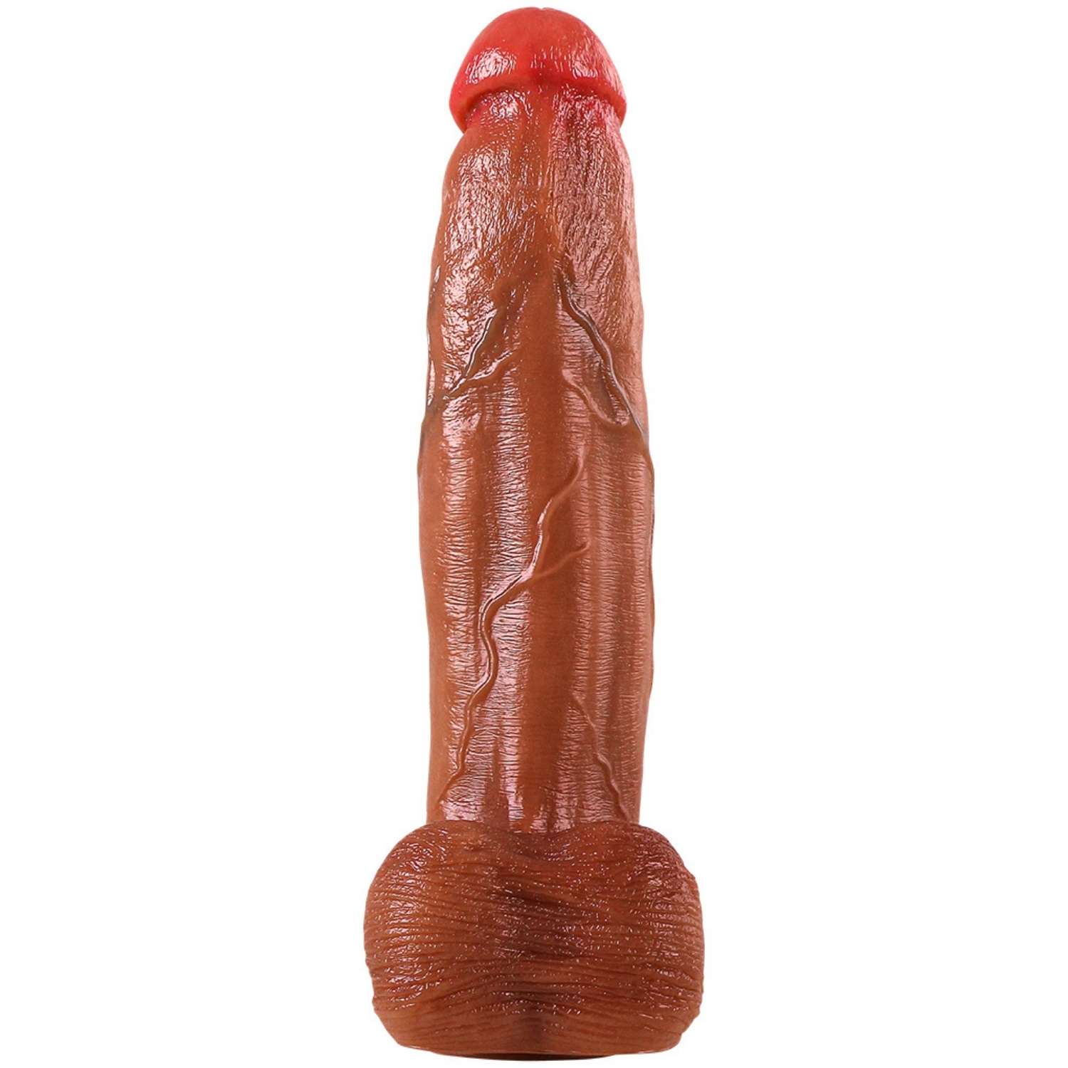 Paul - Ultra Yumuşak Dokulu Büyük Boy Kalın Realistik Dildo Çift Katmanlı Silikon Gerçekçi Yapay Penis 32x7 CM