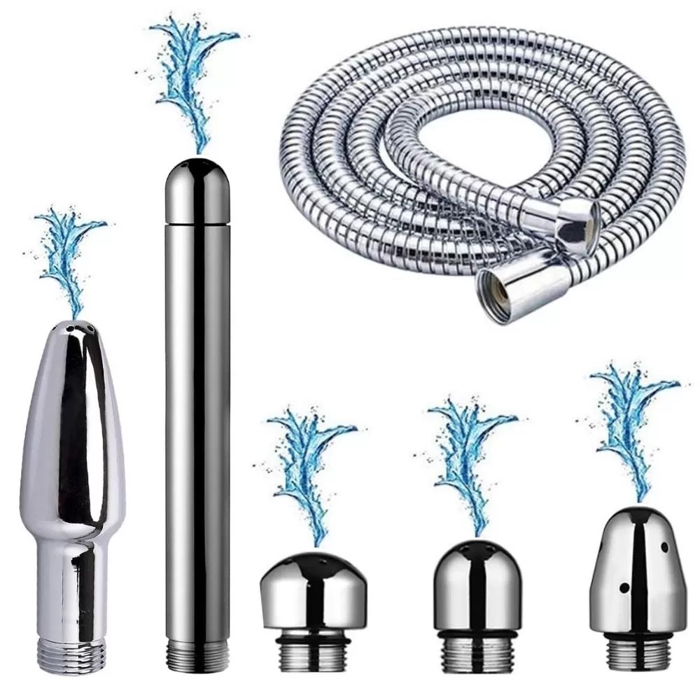 Shower Enema 5&amp;apos;li Duş Başlıklı Lavman Anal Temizlik Seti