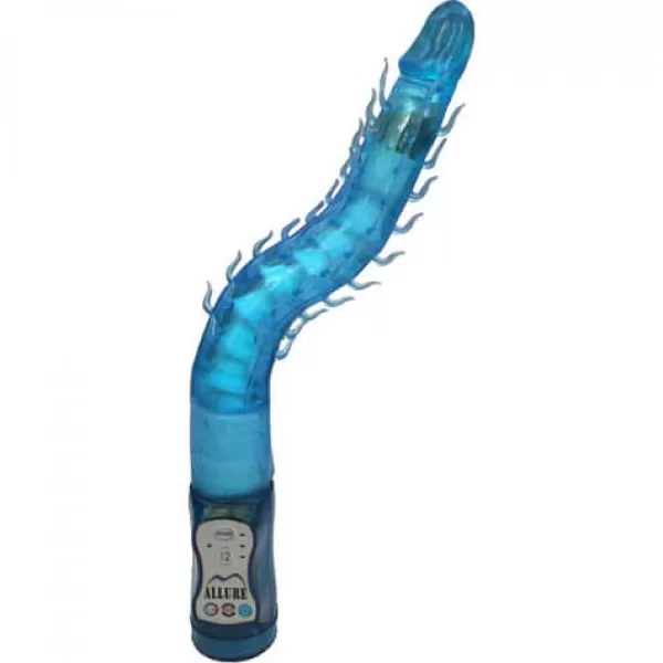 Mole Full Moon Series 12 Hız Titreşimli Kıkırdaklı Tırtıklı Vibratör 28 Cm Mavi detay