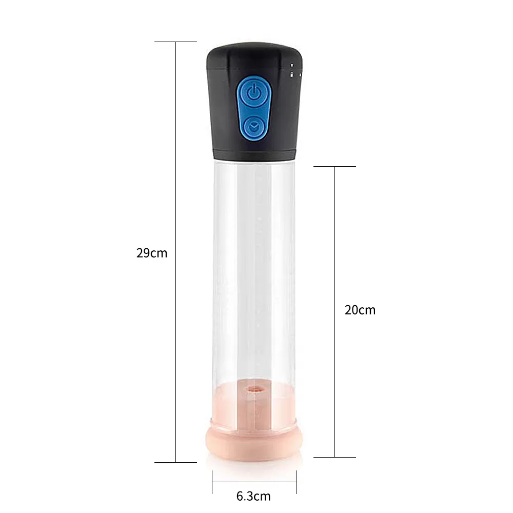 Pilli Otomatik Pro Penis Pompası Vajina Başlıklı Siyah - Maximizer Worx VX4 detay