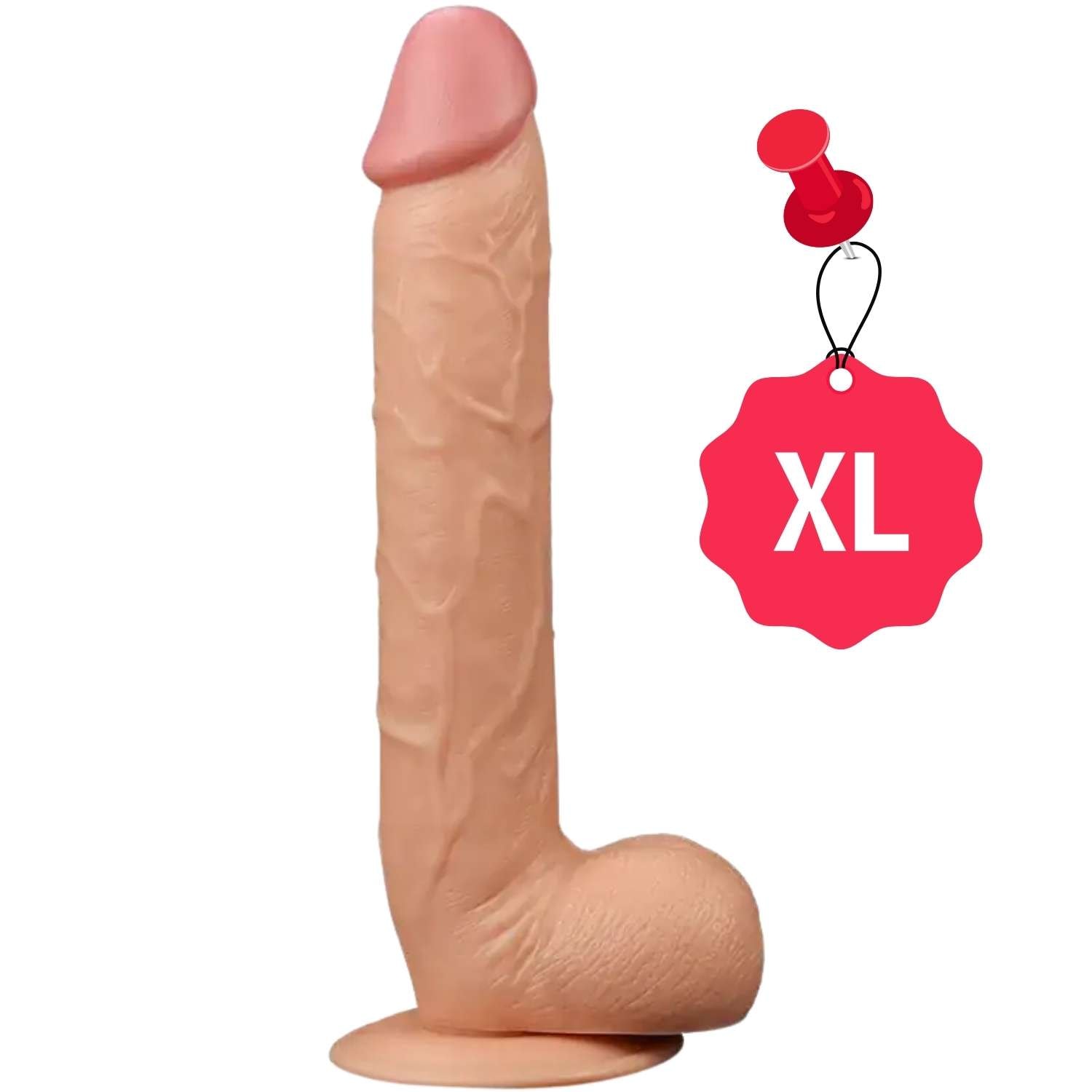 Legendary King Sized - Büyük Boy Kalın Realistik Dildo XL Size Ekstra Büyük Gerçekçi Yapay Penis 28x4.5 CM