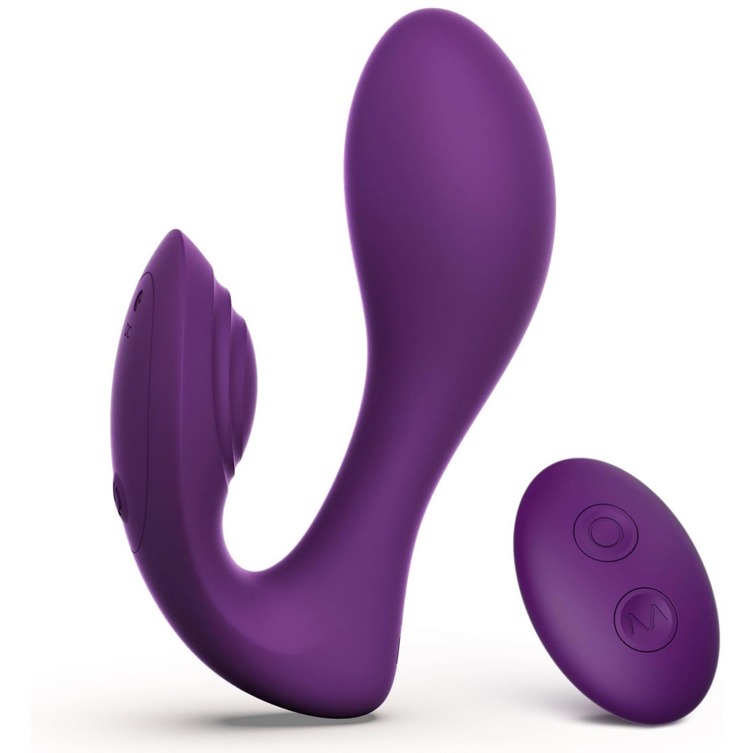 Vera - Kablosuz Kumandalı Şarjlı Klitoris ve G Spot Uyarıcı Isıtmalı Giyilebilir Sessiz 2 in 1 Vibratör