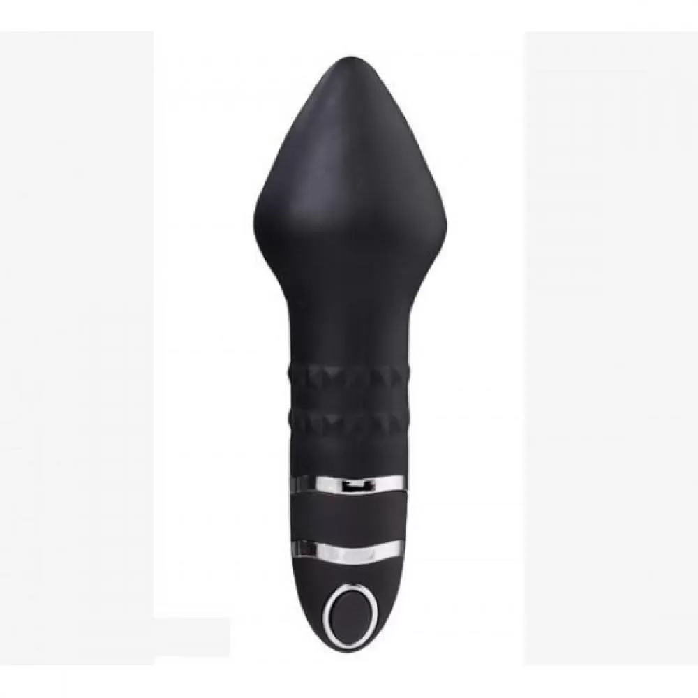 Backyard Butt Plug - Kademeli Boyut Güçlü Titreşimli Silikon Anal Plug 10 CM detay