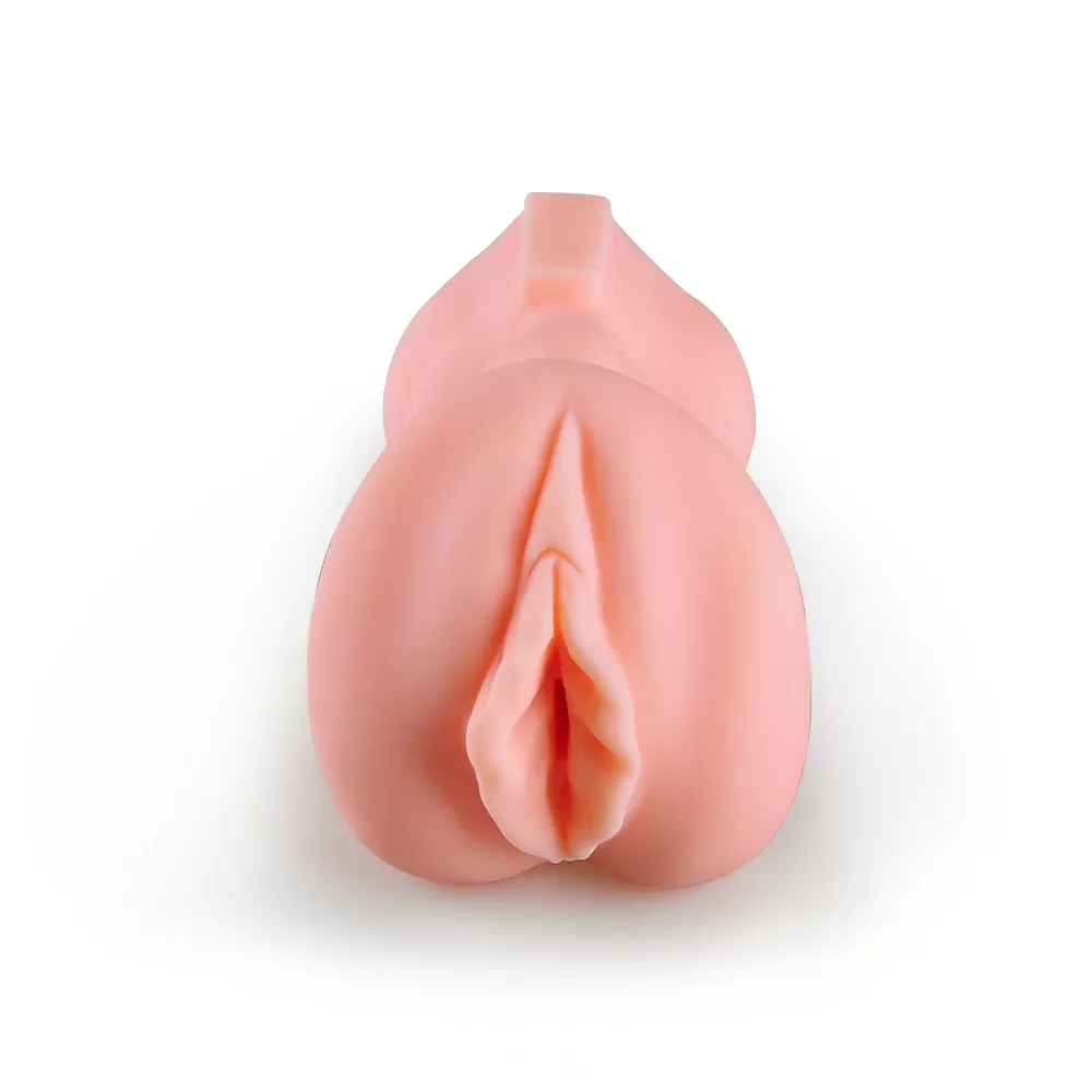 Gerçekçi Cep Boy Et Dokulu Yapay Vajina Realistik Soft Mastürbatör 16 CM detay