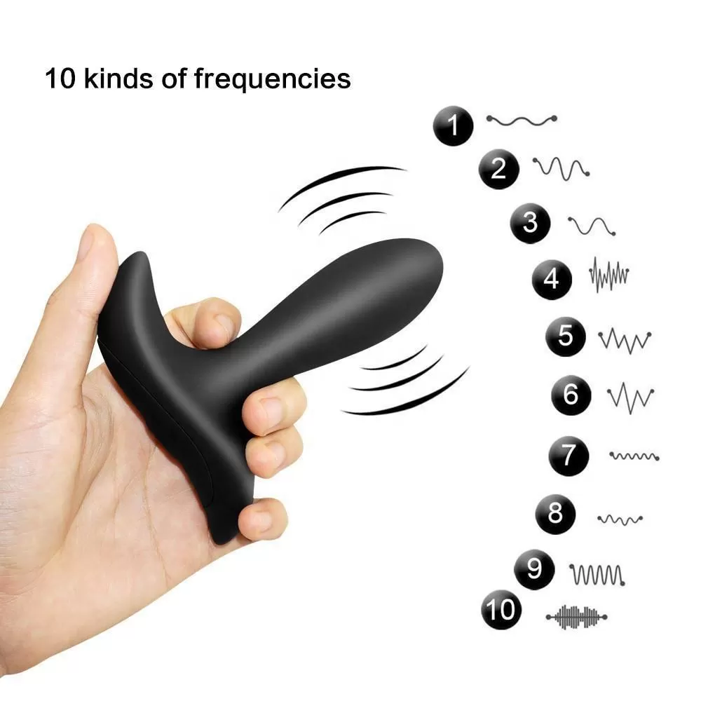 Mujer - Şarjlı Kablosuz Uzaktan Kumandalı Esnek Yapıda Güçlü Titreşimli Anal Plug Vibratör detay