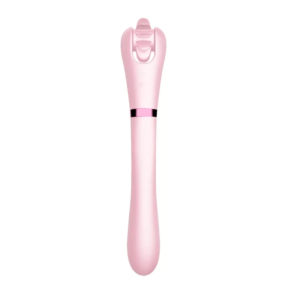 Manyetik Şarjlı Bükülebilir G Spot ve Klitoris Uyarıcı 3 in 1 Dil Vibratör