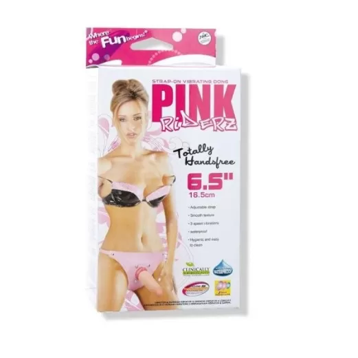 Pink Riderz Yumuşak Loveclone Doku Belden Bağlamalı Realistik Penis detay
