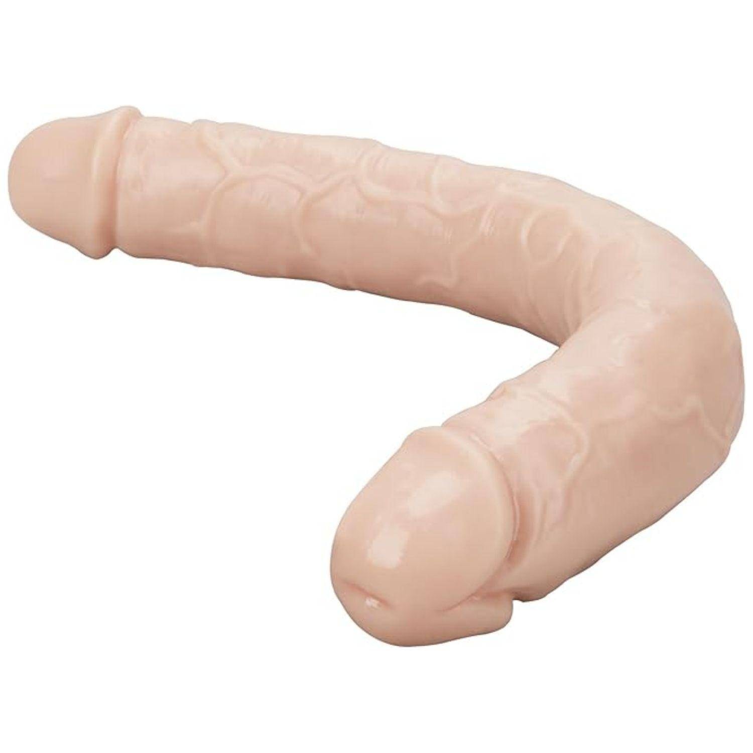 Ultra Soft Realistic Double Ended Dildo Yumuşak Doku Gerçekçi Çift Taraflı Büyük Boy Realistik Yapay Penis 43 CM detay