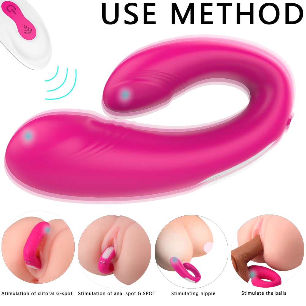 Heart Sweety Rct Şarjlı Kumandalı Çift Motorlu Giyilebilir G Nokta ve Klitoris Uyarıcı 2 in 1 Vibratör detay