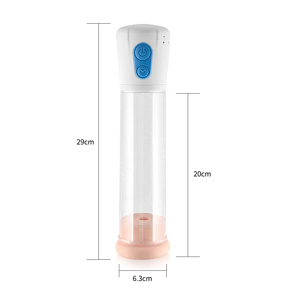 Pilli Otomatik Pro Penis Pompası Vajina Başlıklı Beyaz - Maximizer Worx VX4 detay