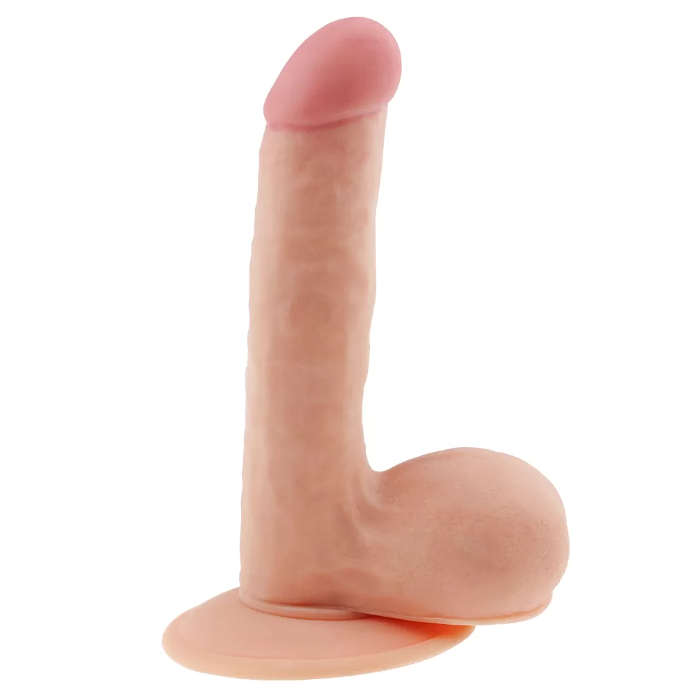 19 CM Ultra Yumuşak Dokulu Belden Bağlamalı Kemerli Realistik Dildo Penis detay