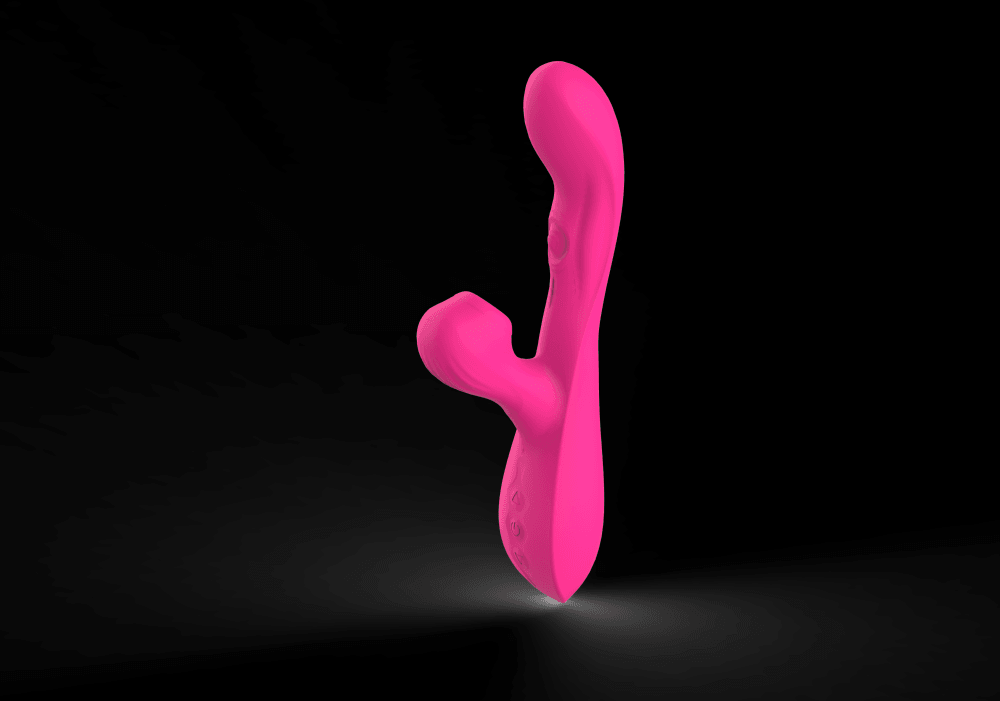 EDAN G-Spot Uyarıcı A-Spot Flapping ve Klitoris Emiş Güçlü 3 in 1 Vibratör