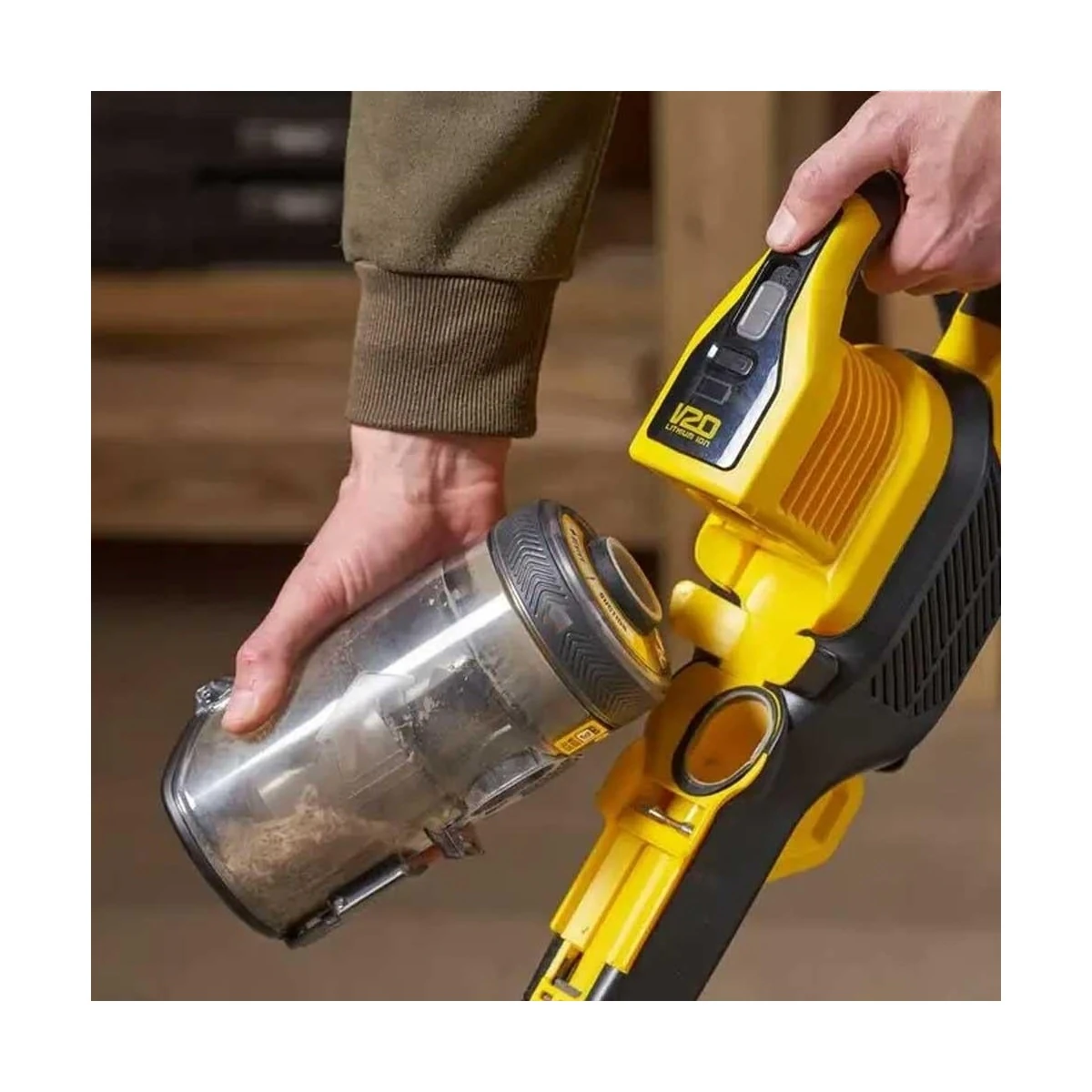 STANLEY SFMCVS001D1 18V V20 Kablosuz Dikey Süpürge