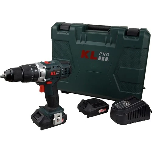 Klpro Kldm1820 18Volt/2.0Ah Li-İon Çift Akülü Profesyonel Darbeli Matkap