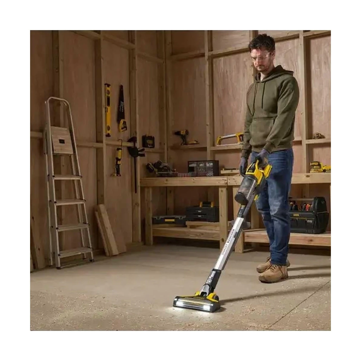 STANLEY SFMCVS001D1 18V V20 Kablosuz Dikey Süpürge