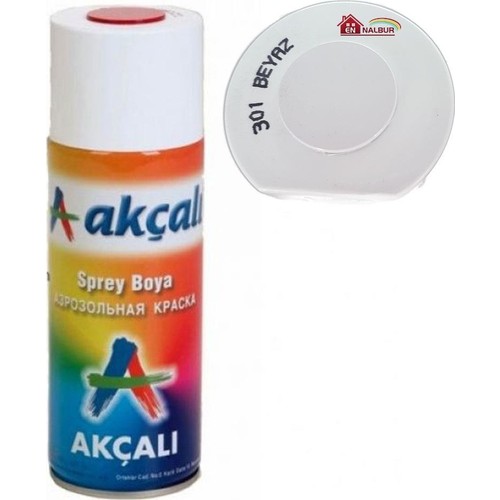 Akçalı 301 400 ml Beyaz Sprey Boya