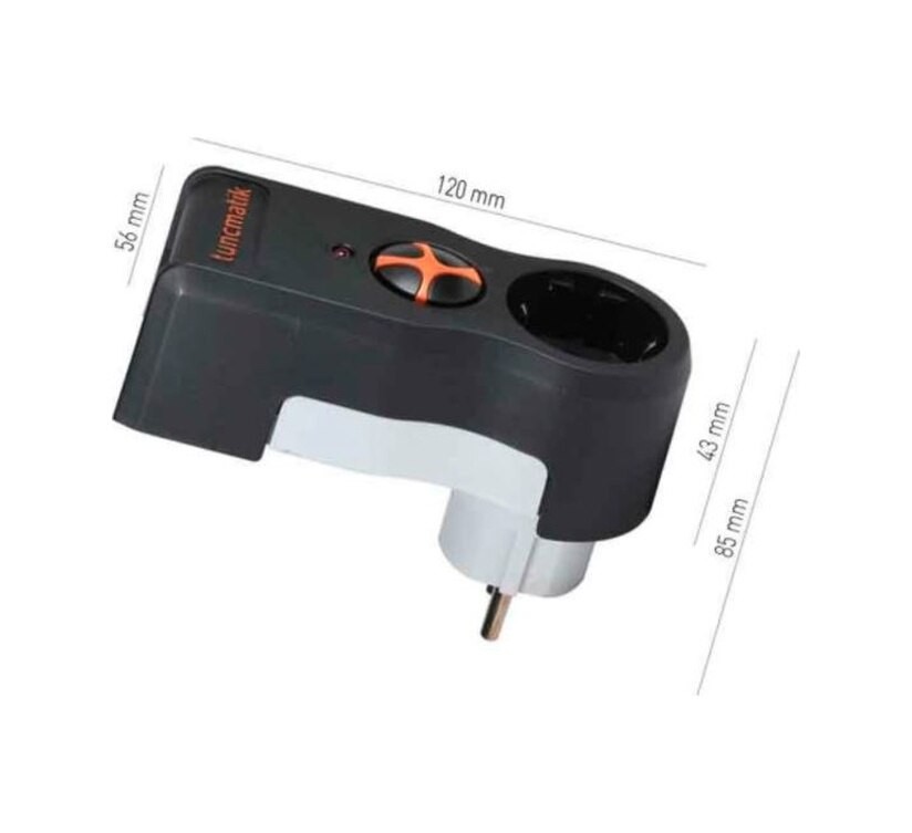 Tunçmatik Enerji Koruma Prizi Powersurge 1'li Siyah 525 JOULE (TSK5079)