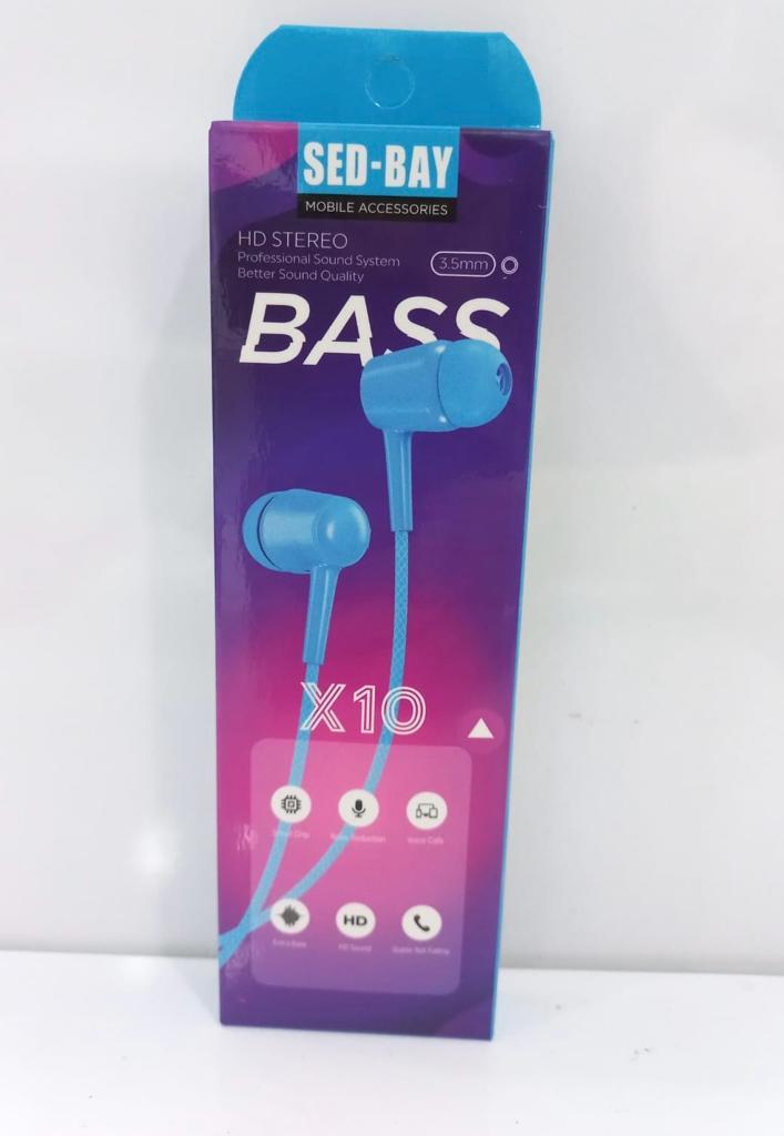 SED-BAY Kulaklık, X10 Model, Kablolu Kulaklık, HD Ses, Mikrofonlu Kulaklık, Kaliteli Ses, Ses Deneyimi