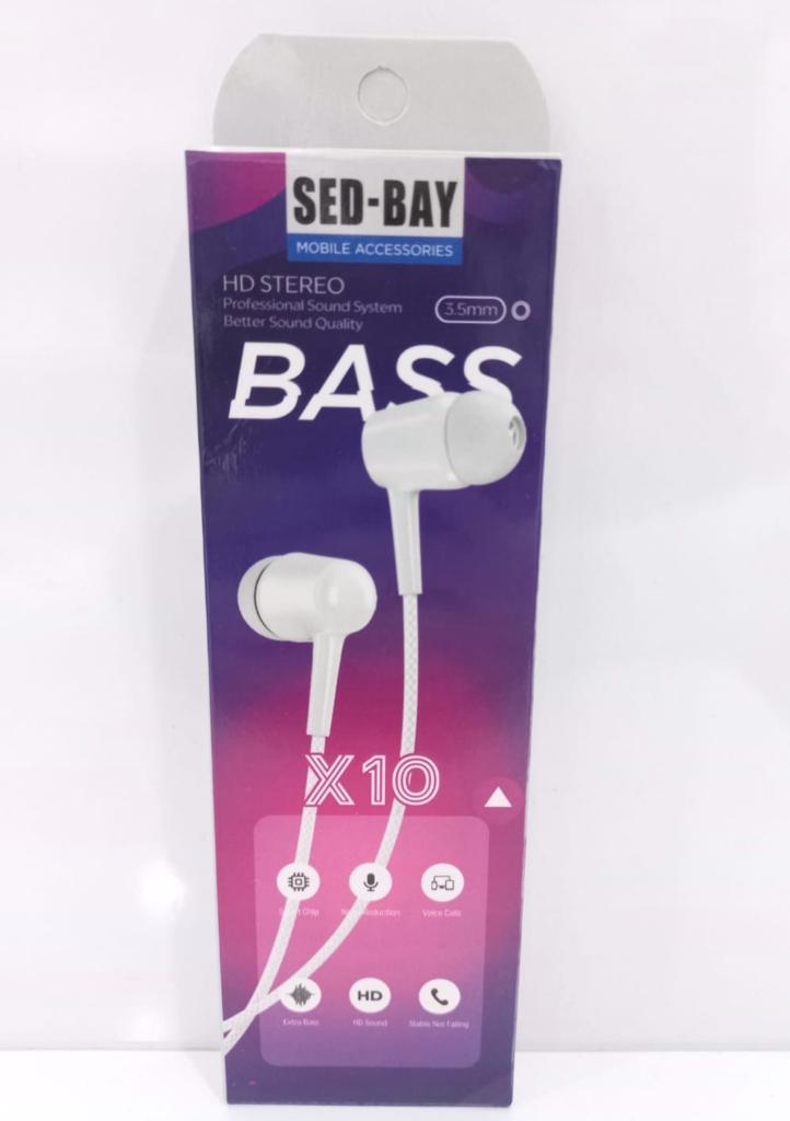 SED-BAY Kulaklık, X10 Model, Kablolu Kulaklık, HD Ses, Mikrofonlu Kulaklık, Kaliteli Ses, Ses Deneyimi
