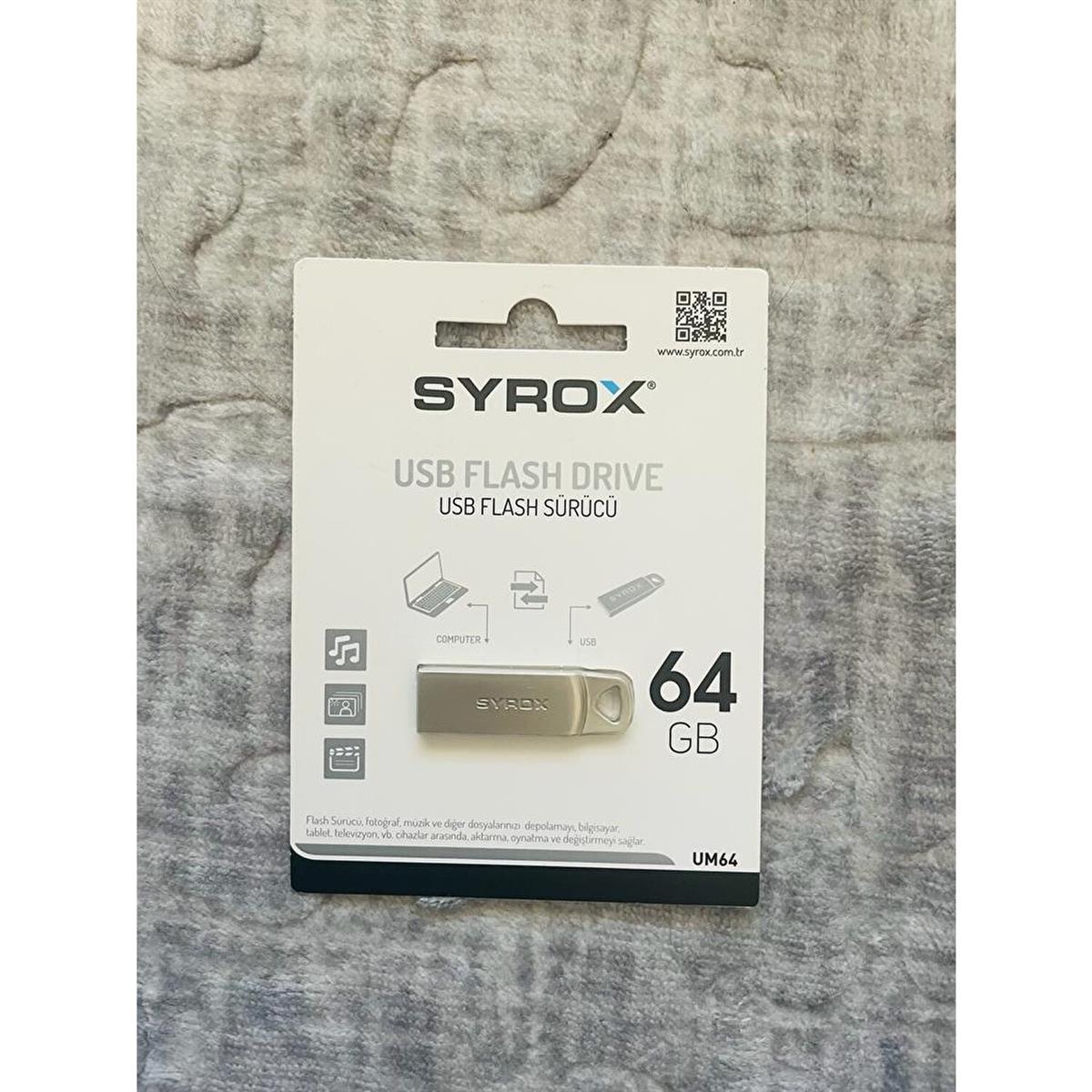 Syrox USB Flash Sürücü 64GB