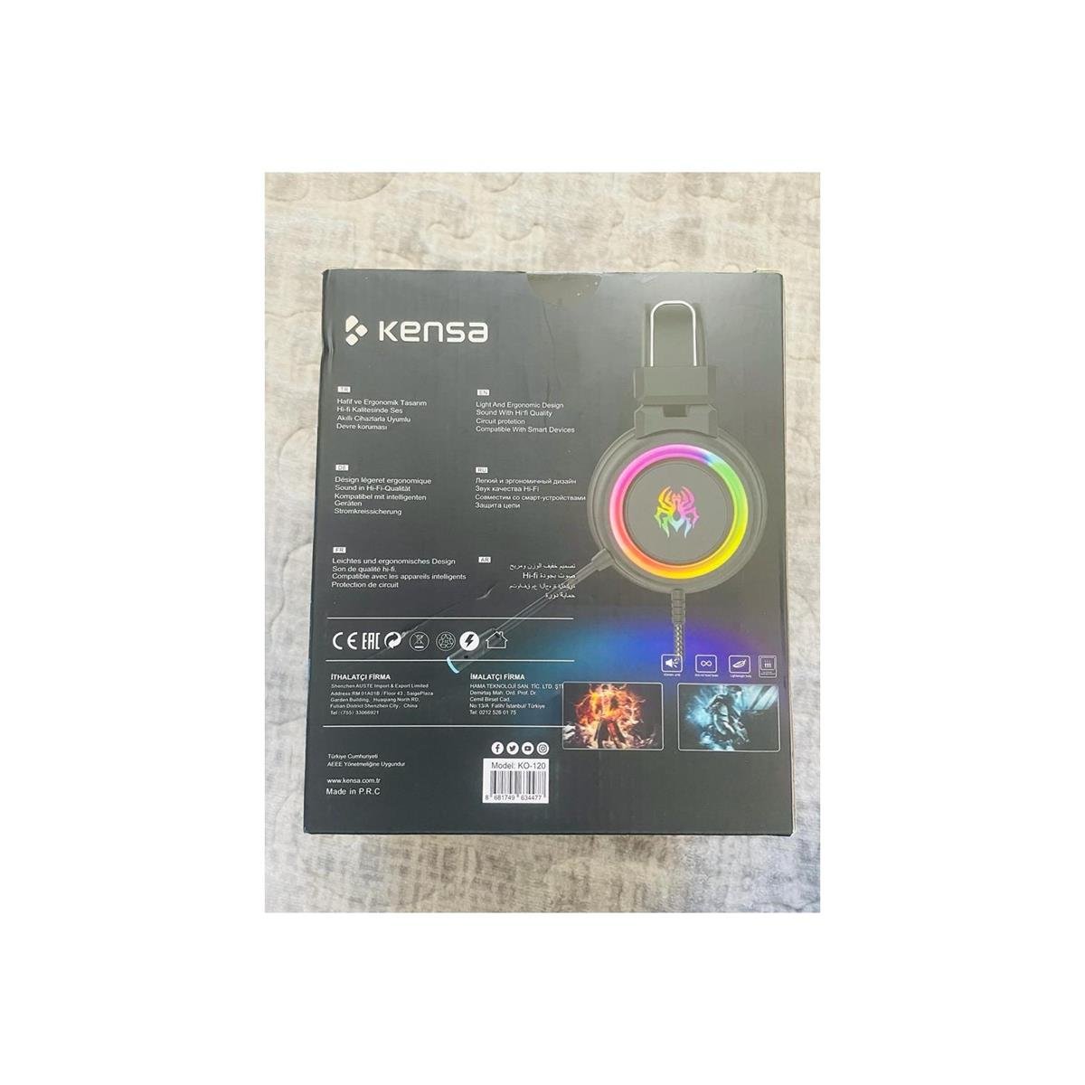 Kensa Rgb Oyuncu Kulaklığı