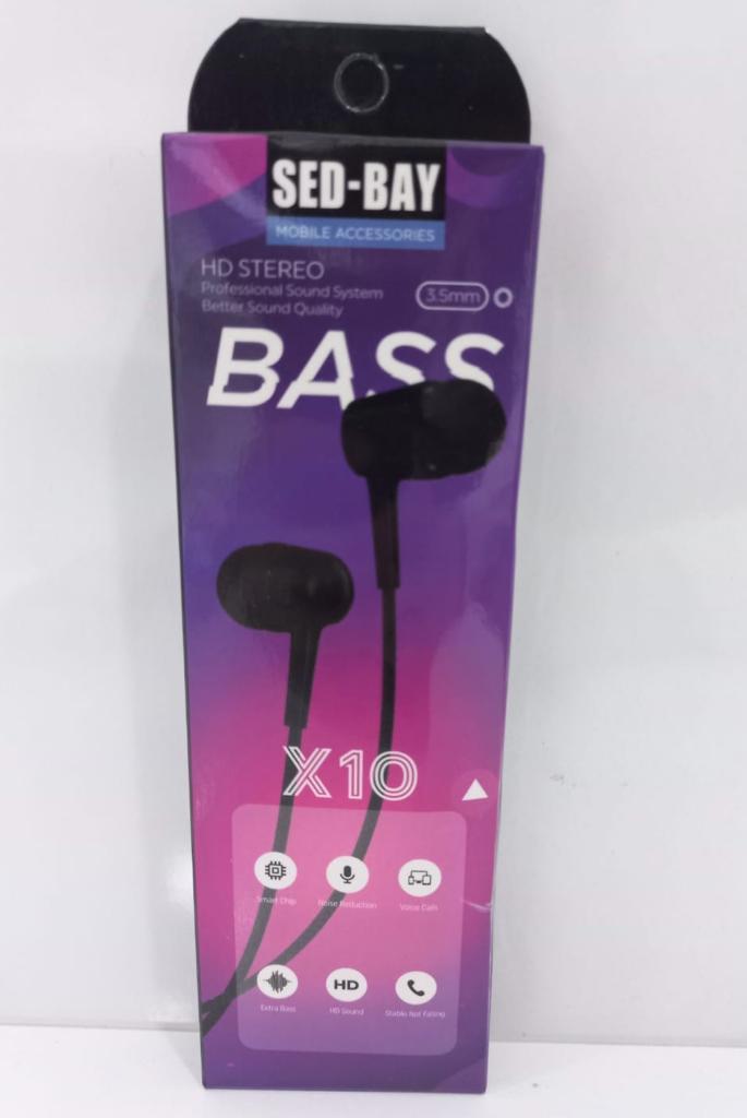 SED-BAY Kulaklık, X10 Model, Kablolu Kulaklık, HD Ses, Mikrofonlu Kulaklık, Kaliteli Ses, Ses Deneyimi